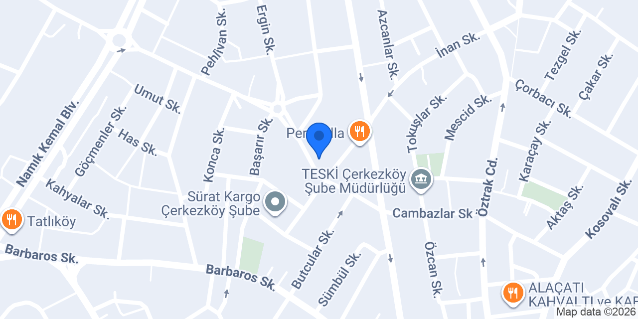 Emek Mobilya konumu