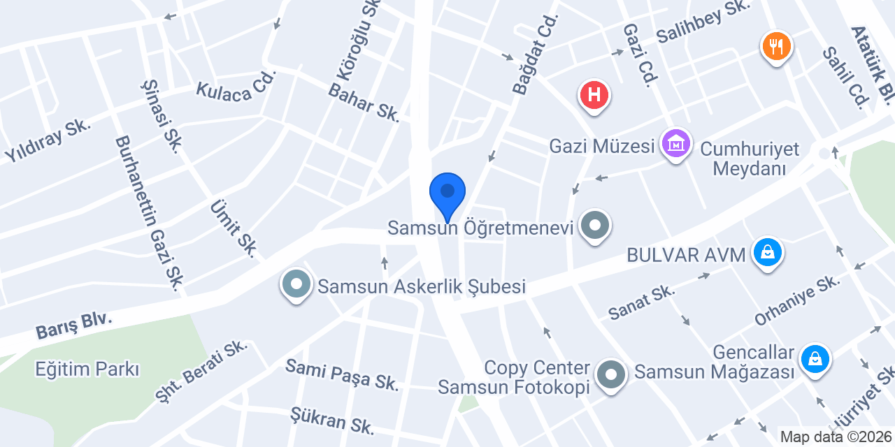 İlkadım Matematik Limanı konumu