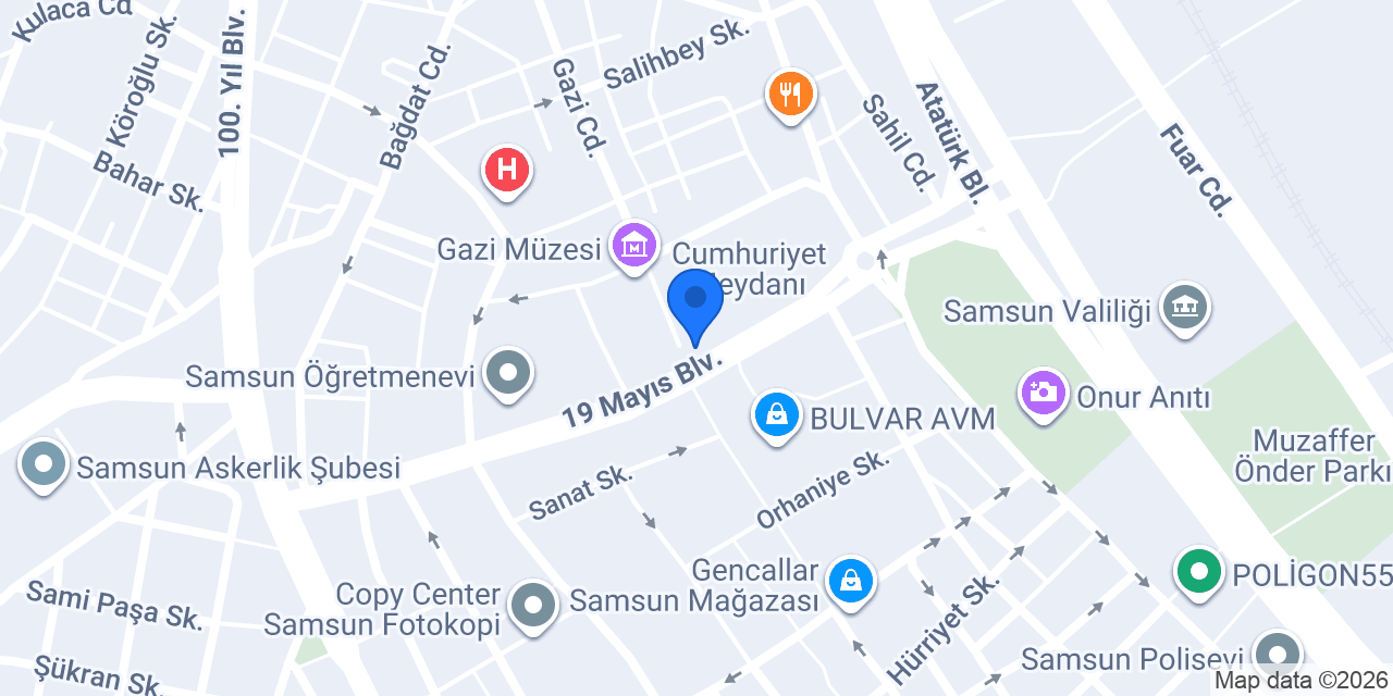 Mentor Emlak İnşaat konumu
