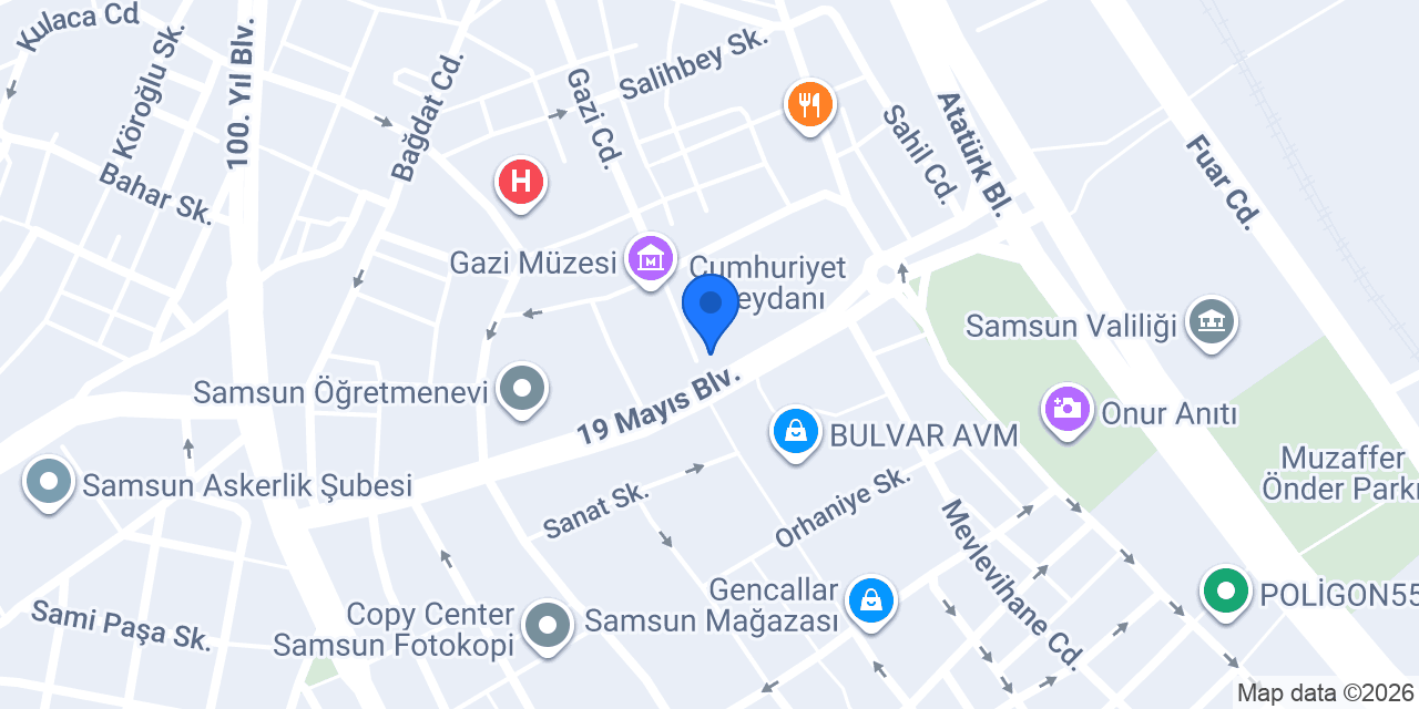Simit Center Plus+ konumu