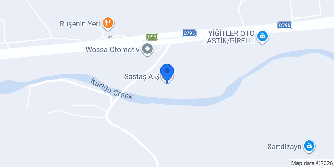 Sastaş A.Ş. konumu