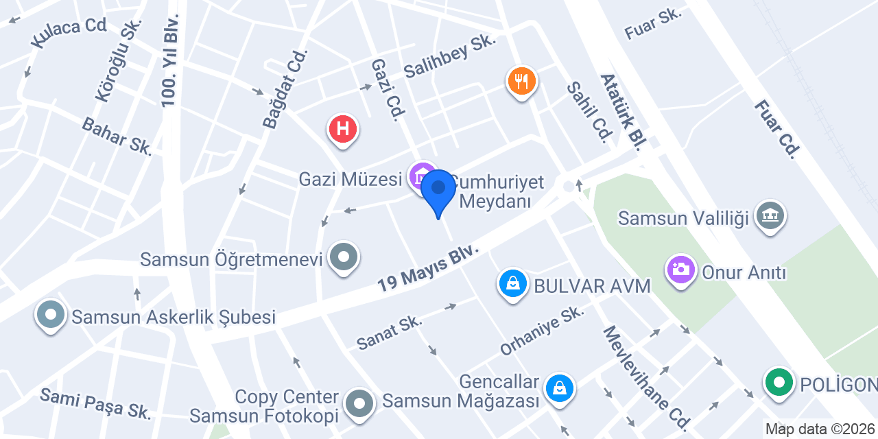 Mecidiye Pasajı konumu