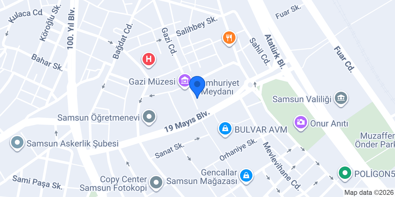 EA Sağlık Ürünleri konumu