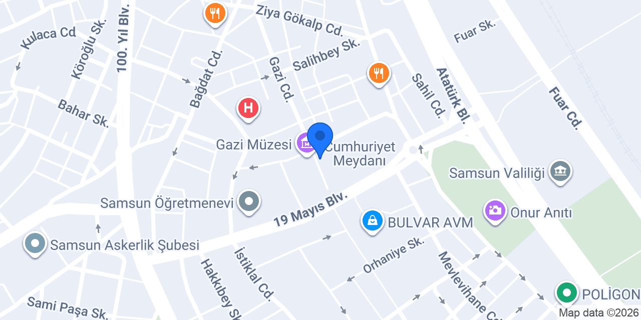 Meydan Cafe konumu