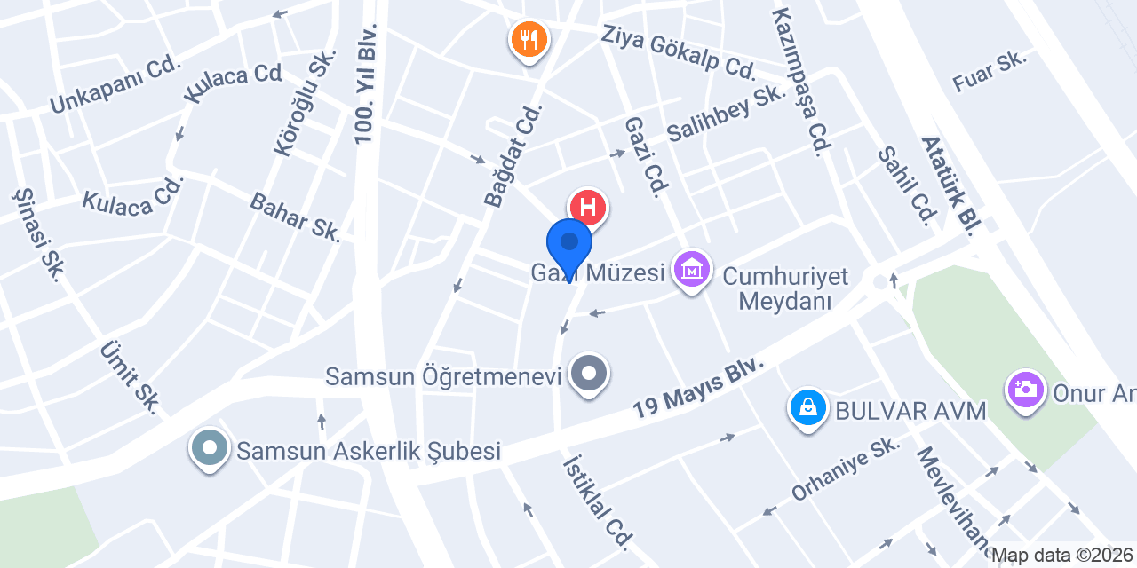 Cengiz Optik konumu