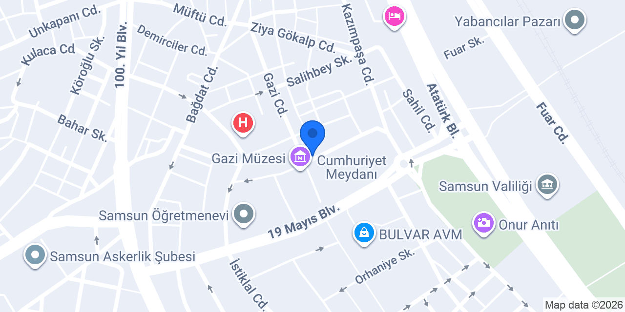 Akın İşitme Merkezi konumu