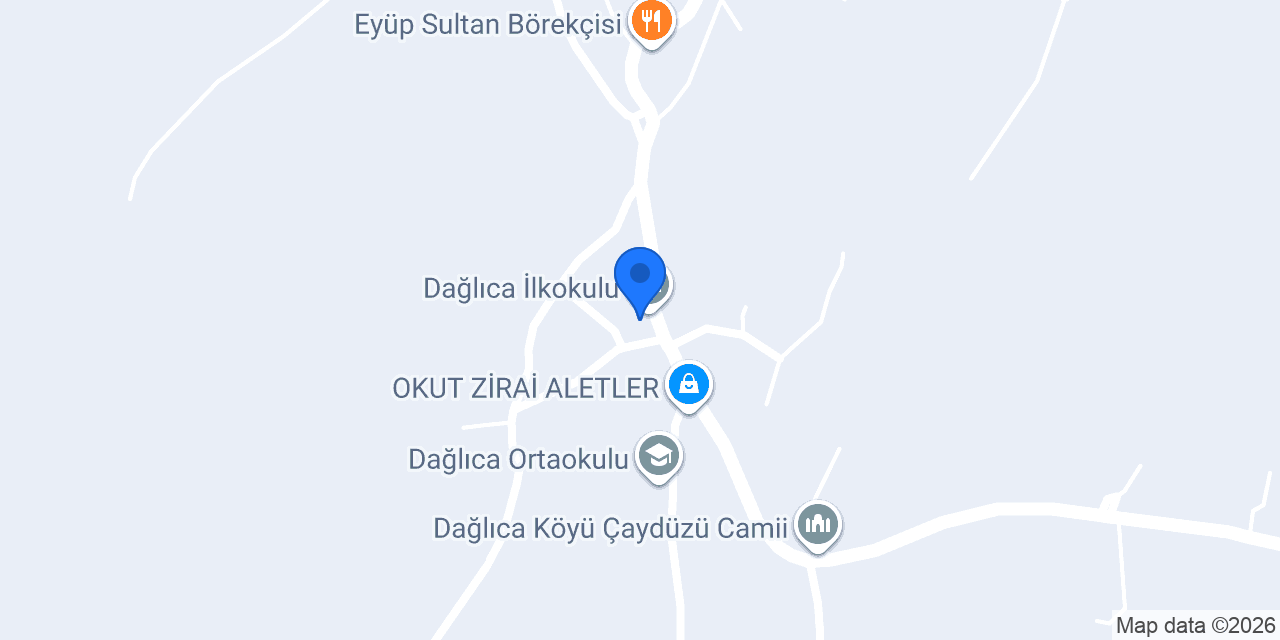Dağlıca İlkokulu konumu