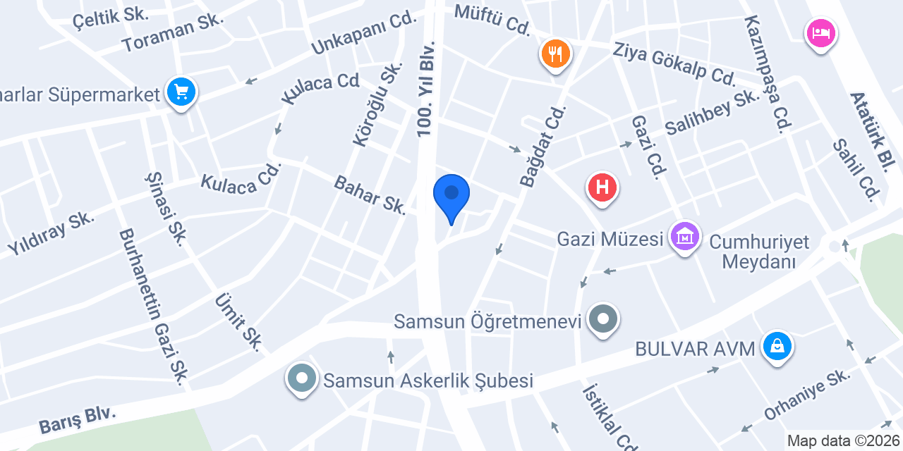 Özel Aydent Ağız konumu