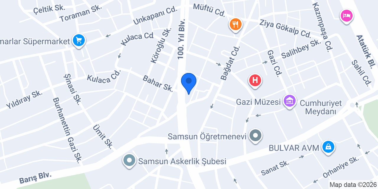 Öztürk tesisat konumu