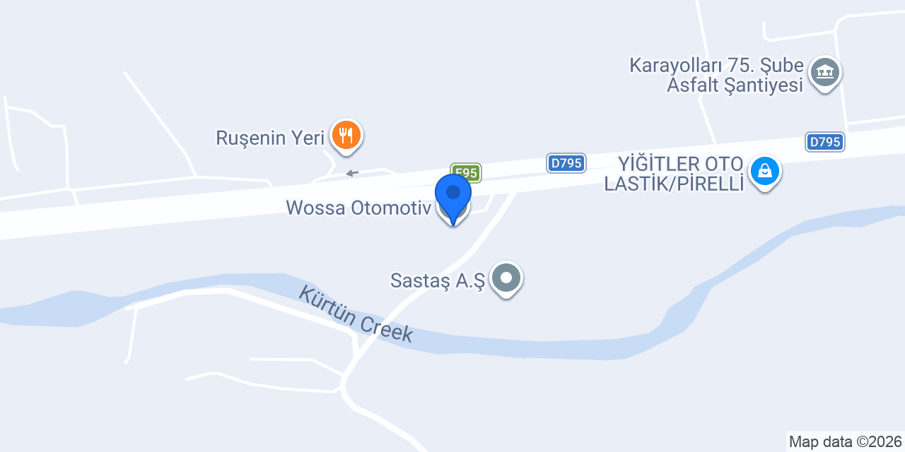 Wossa Otomotiv konumu
