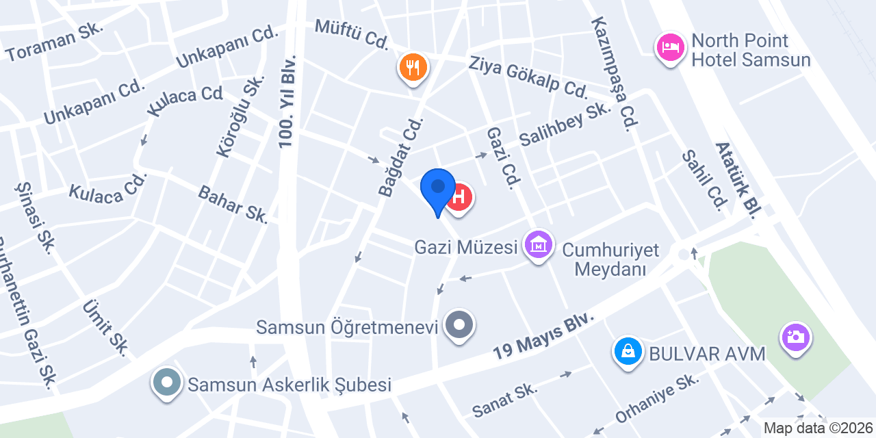 İlkadım Ergoterapi ve Danışmanlık Merkezi konumu