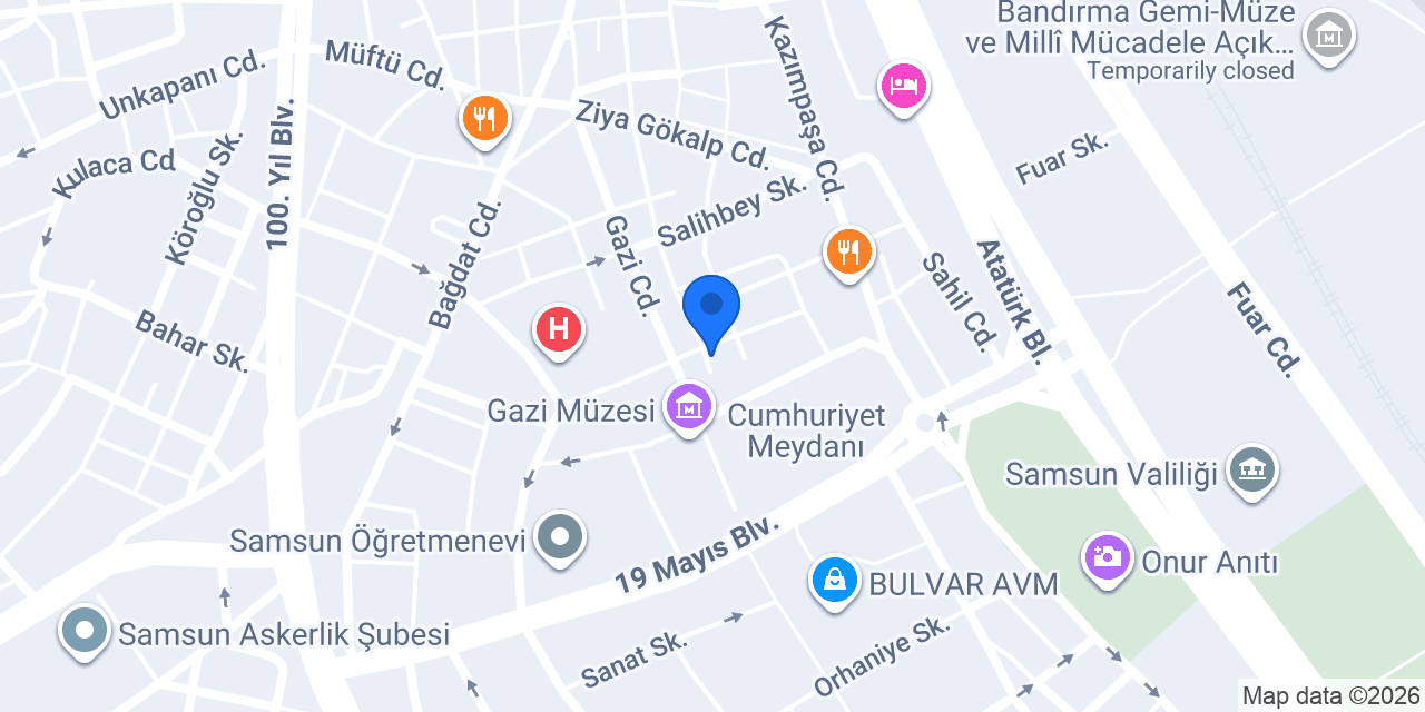 Özen Mefruşat konumu
