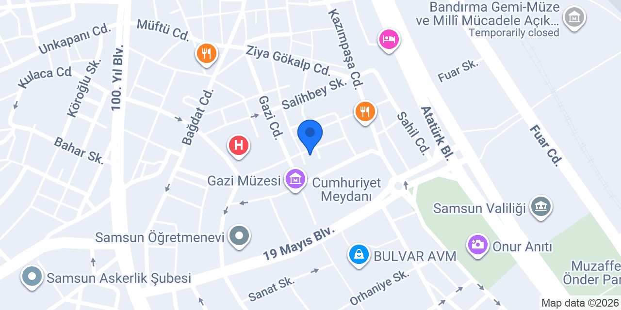 Evma Mobilya konumu