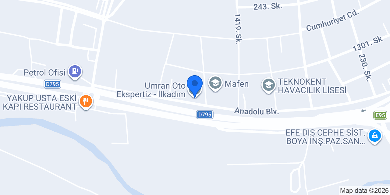 Umran Oto Ekspertiz - İlkadım konumu
