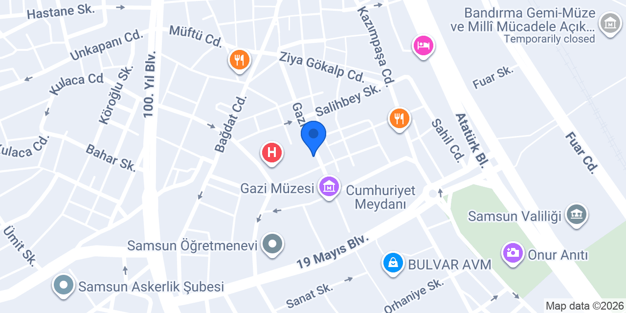 Saygın Terzi konumu