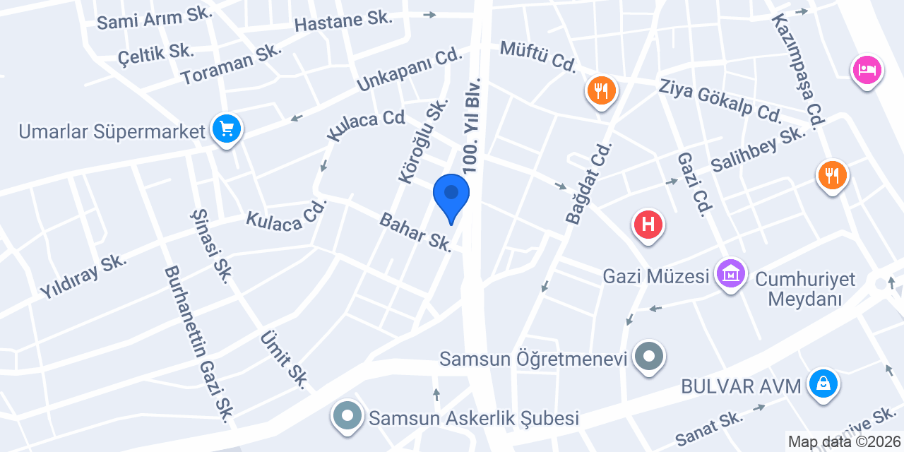 Unkapanı Veteriner Kliniği konumu
