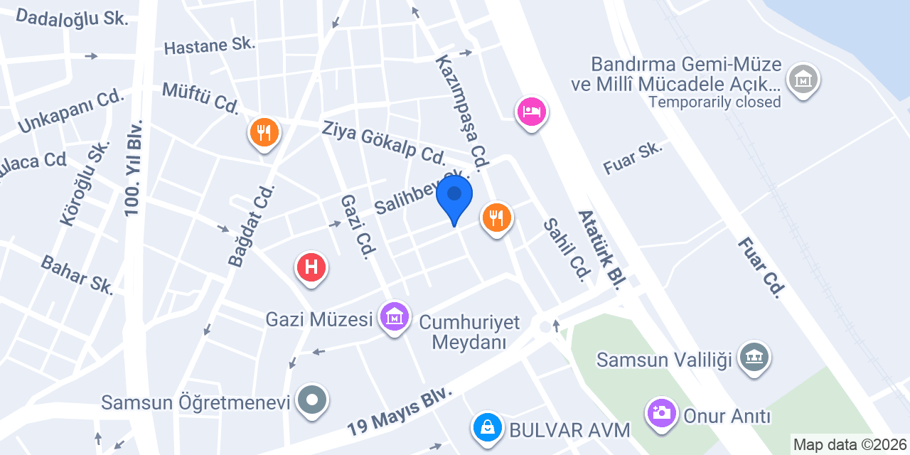 Saral Mobilya konumu