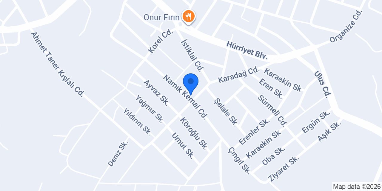 Zerina Mobilya konumu