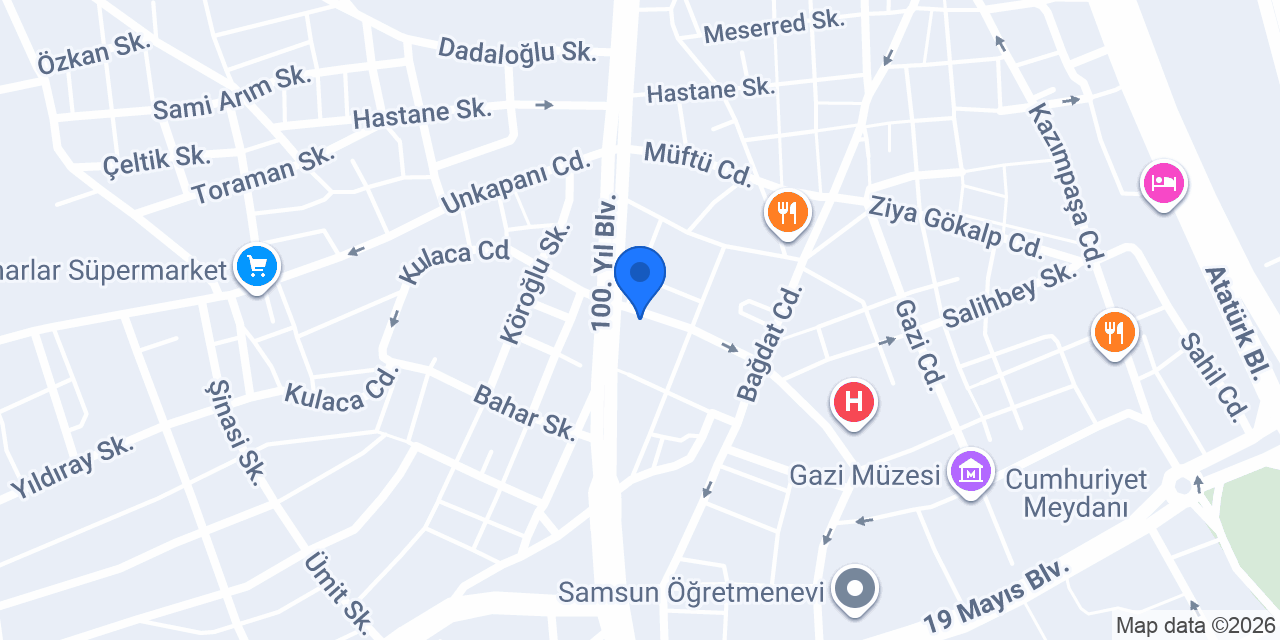 Çakır GÖMLEK konumu