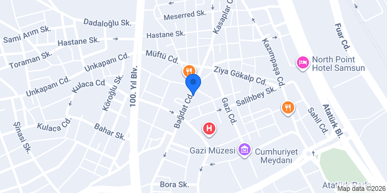 Gündoğdu Mobilya Bağdat konumu