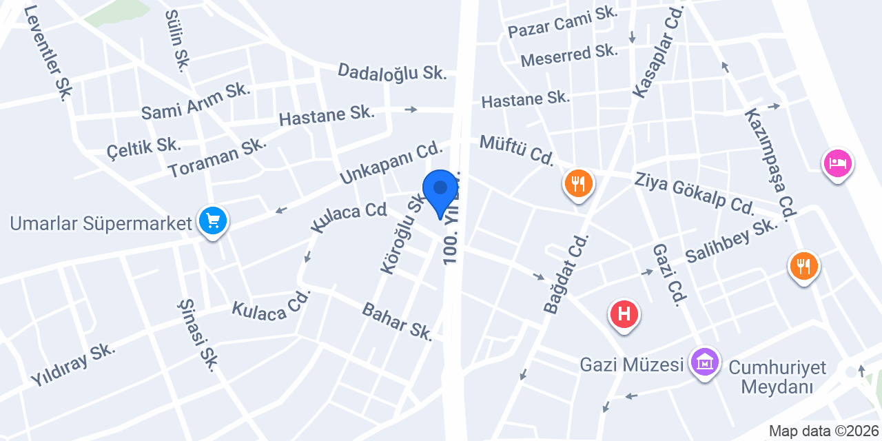 MrMatte Kuru Temizleme Bulvar Şubesi konumu