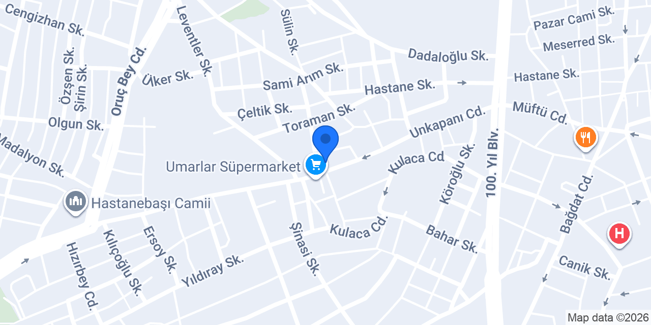 Gülşen Kuaför konumu