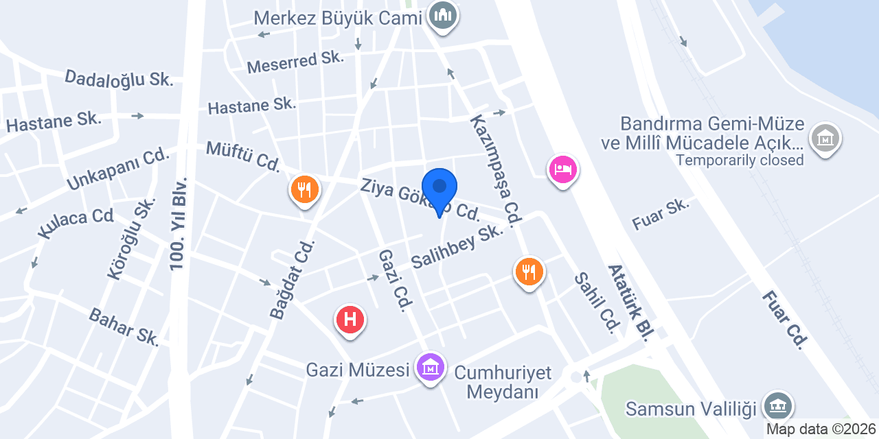 Suat Gümüşçülük konumu