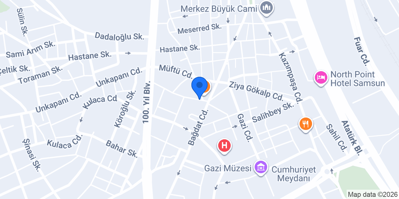 Neygüzar Ney Atölyesi konumu