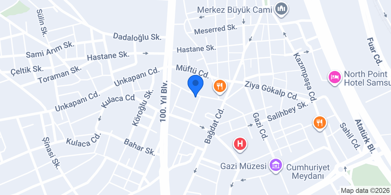 SMMM Nurettin KÖSEOĞLU konumu