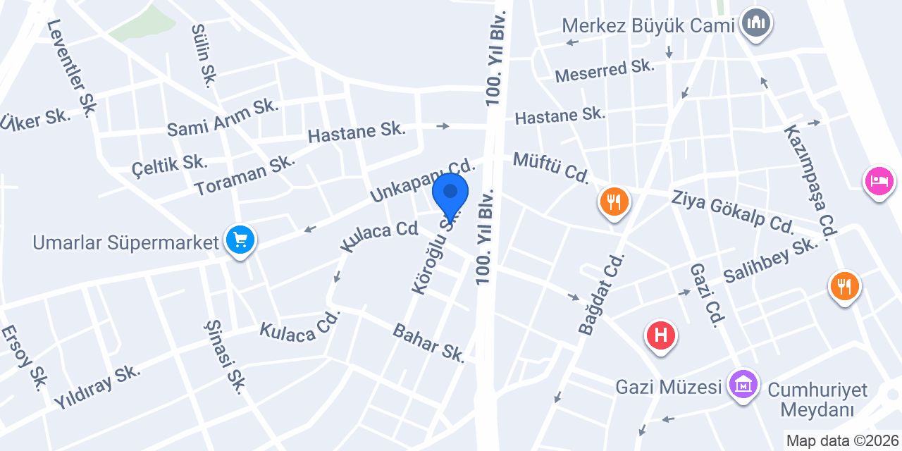 Akçay Veteriner Kliniği konumu