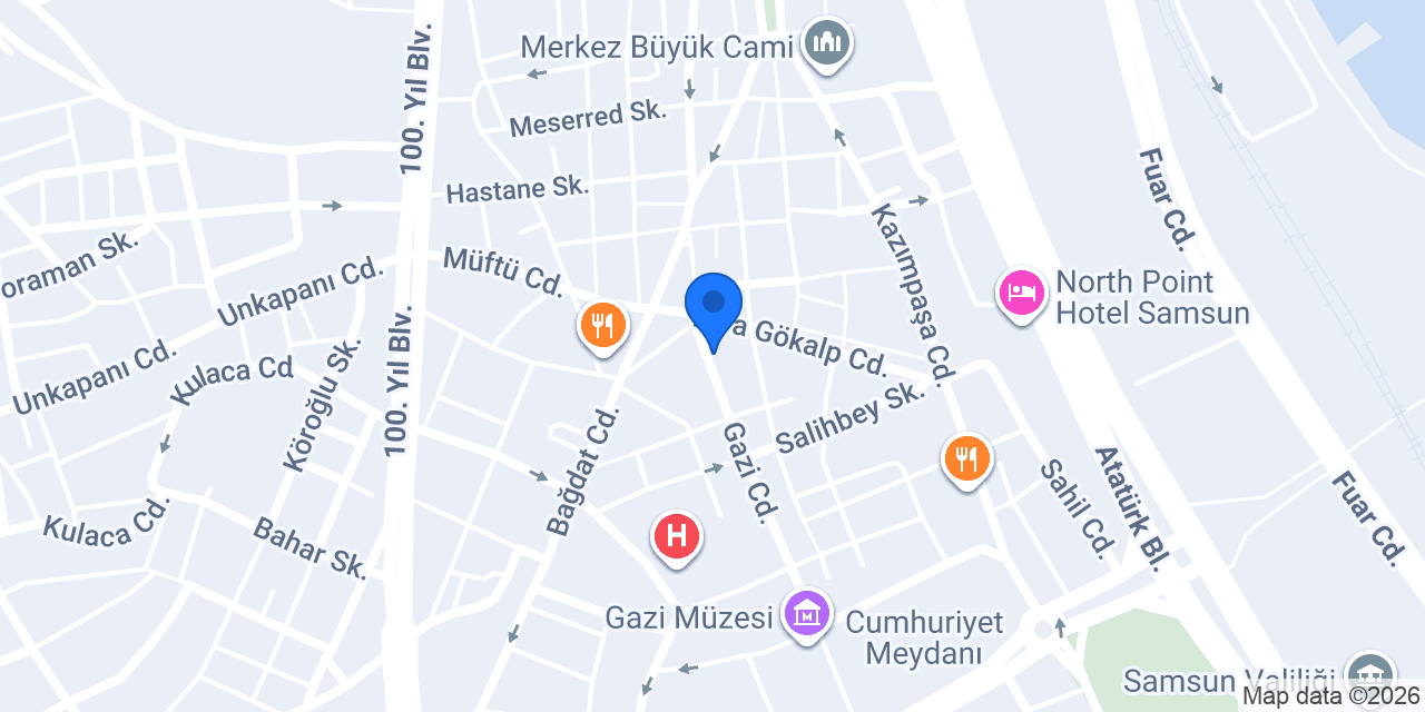 Adıyörem Subaşı Şubesi konumu