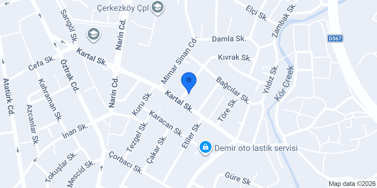 Köşem Terzi konumu