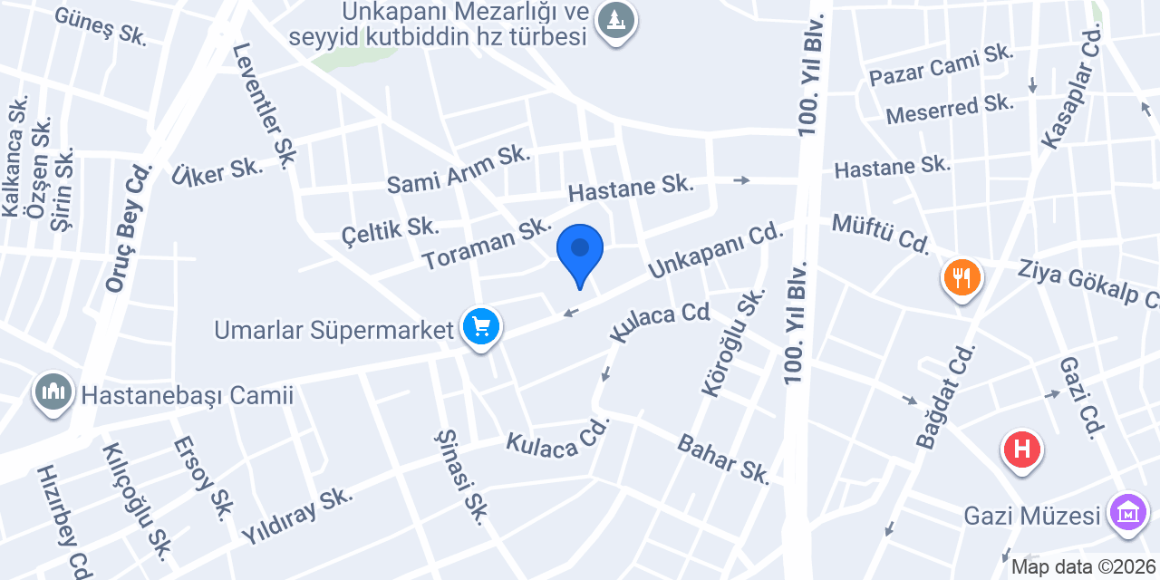 Uçar Ticaret Züccaciye & Beyaz Eşya & Mobilya konumu