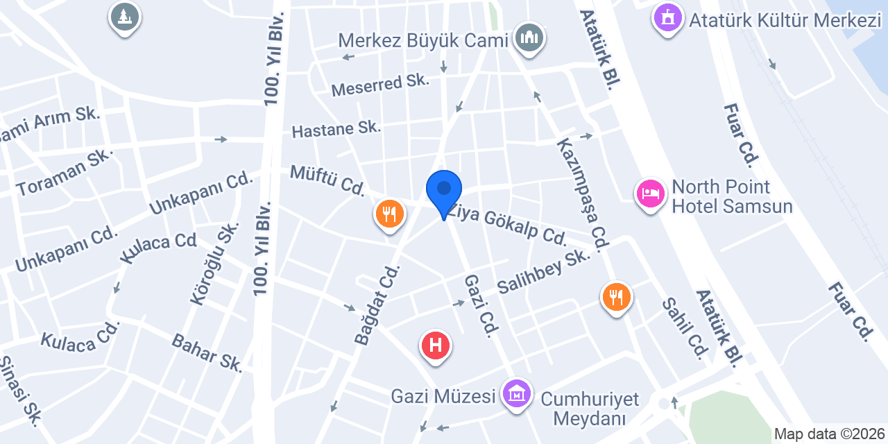 Soylu AVM Samsun konumu