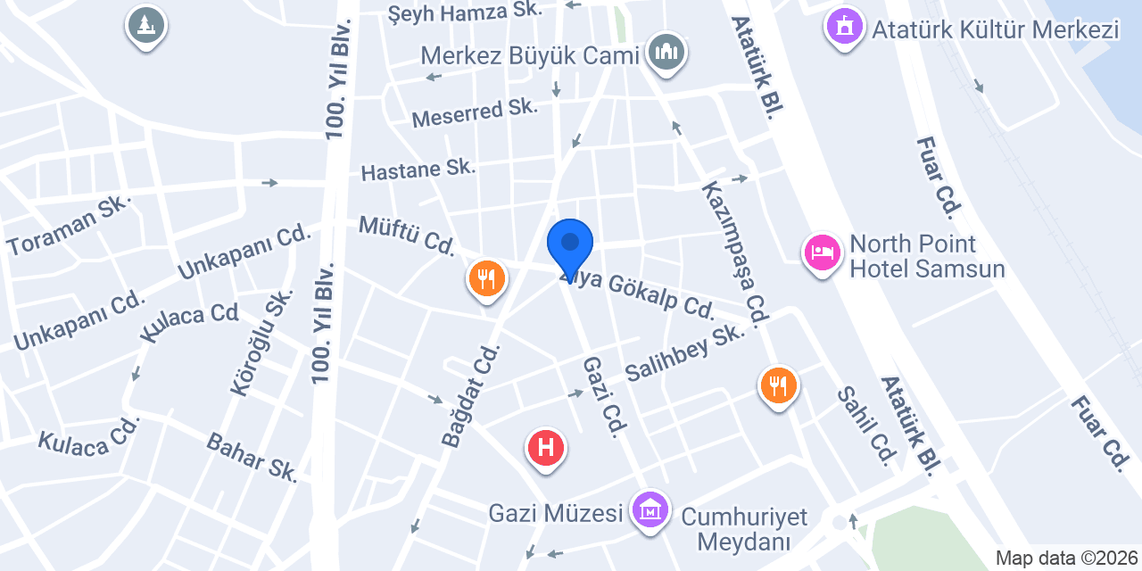 Çakır Optik konumu