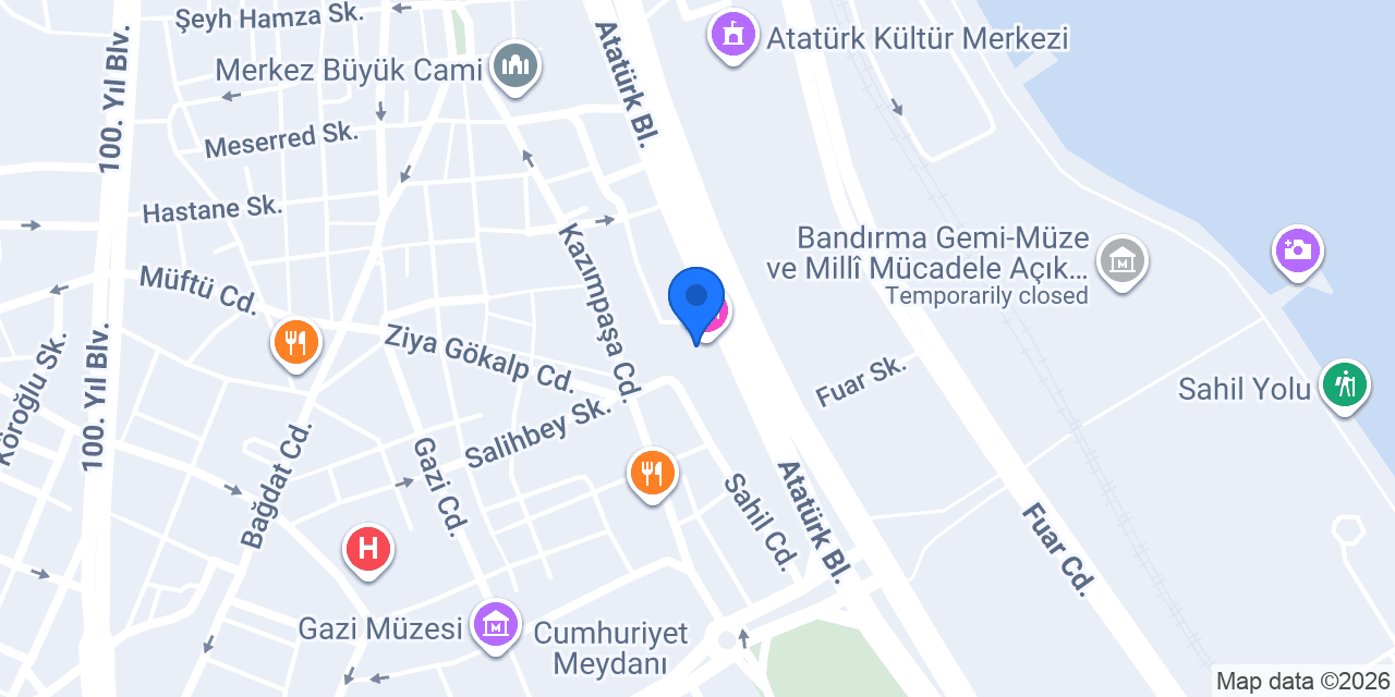 North Point Hotel Samsun konumu