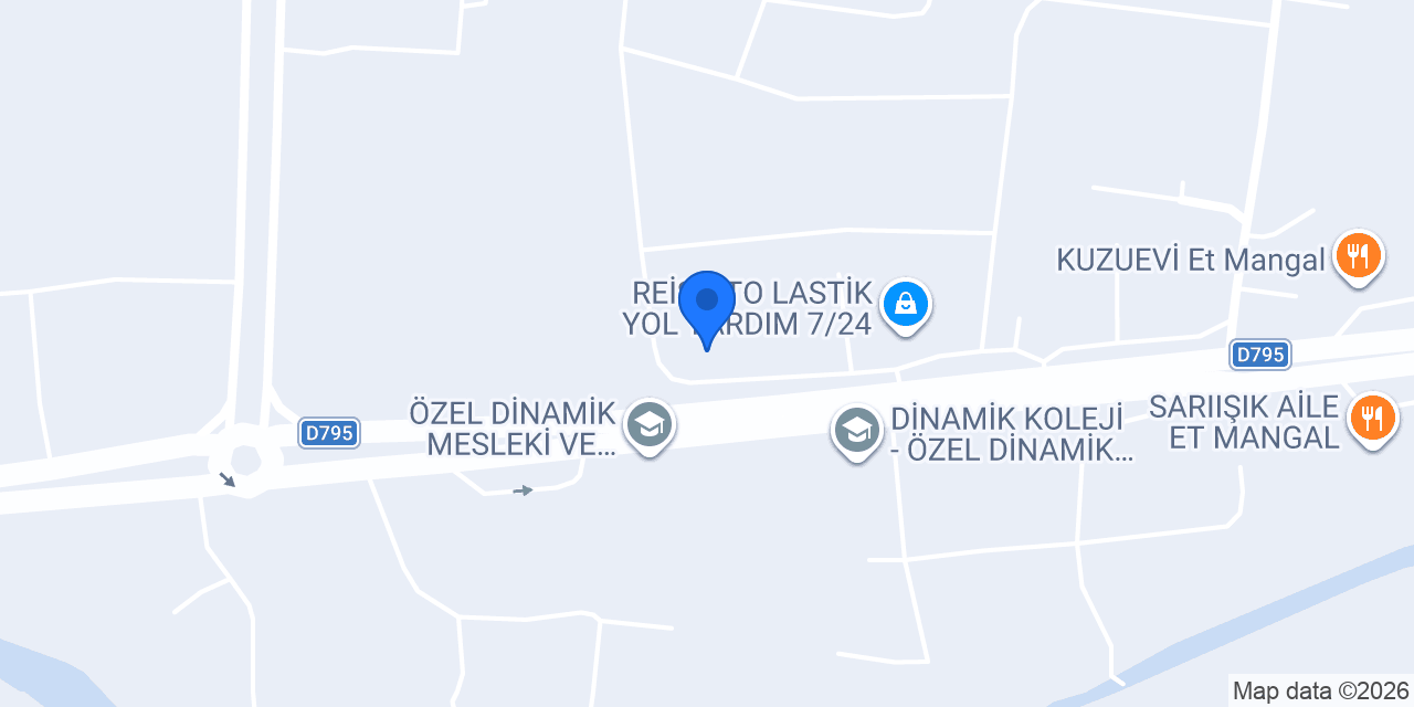 Kuzay Enerji / Alimar Jeneratör / Tescom UPS konumu