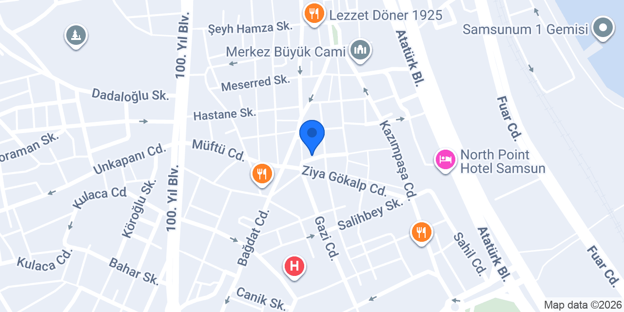 Akça Kuyumculuk konumu