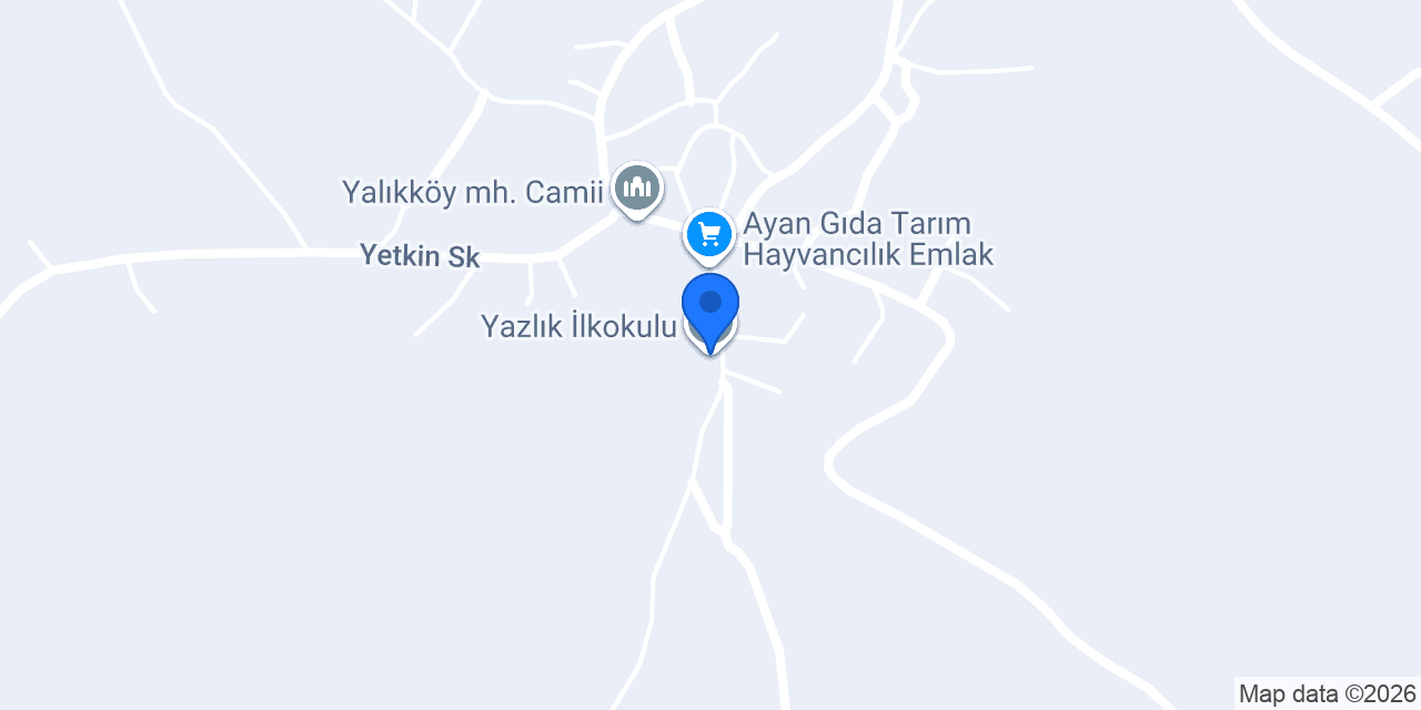 Yazlık İlkokulu konumu