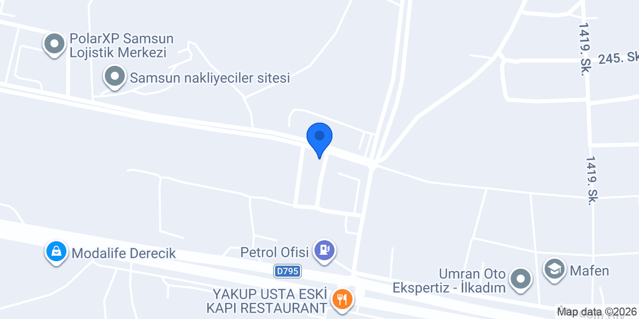 ÖZEN Mermer Samsun konumu