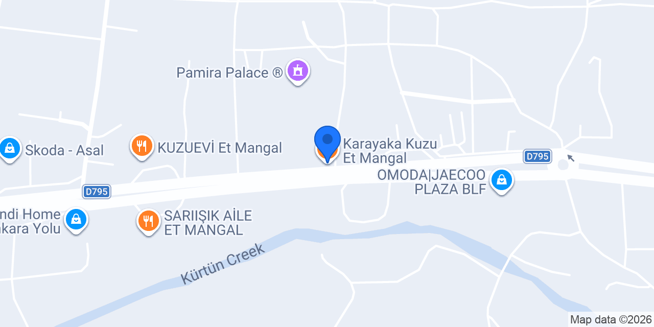 Karayaka Kuzu Et Mangal konumu