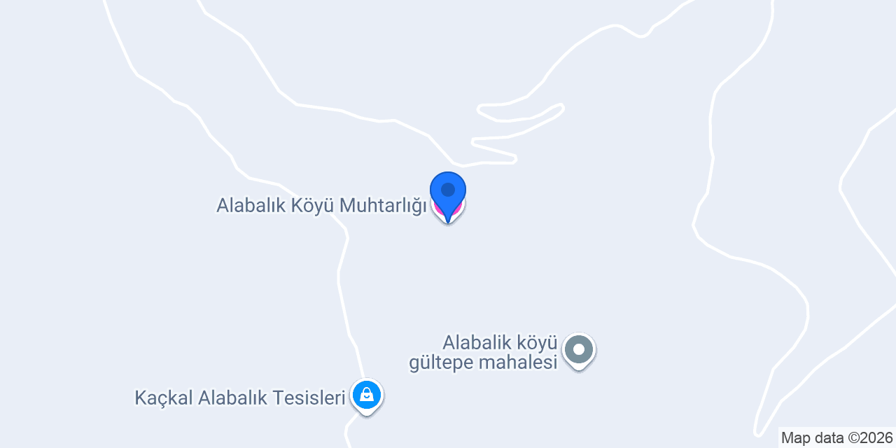 Alabalık Köyü Muhtarlığı konumu