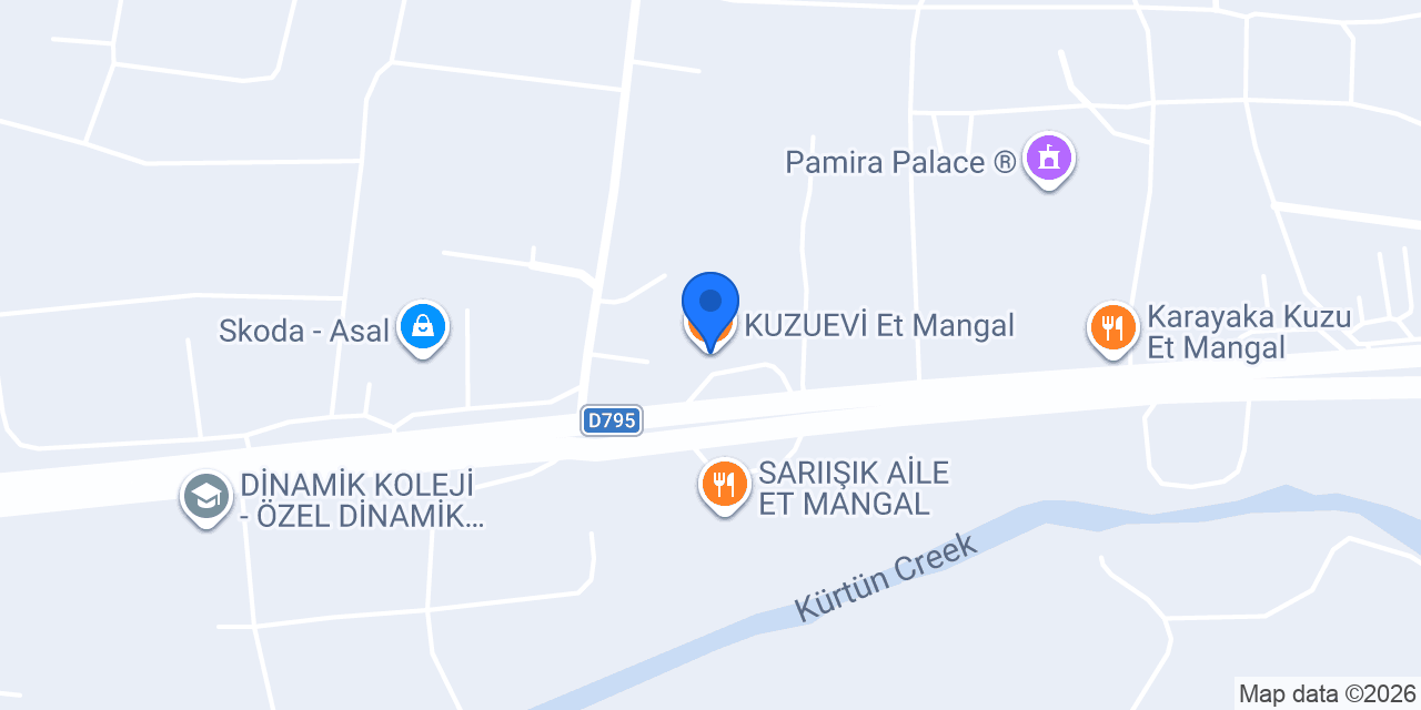 KUZUEVİ Et Mangal konumu