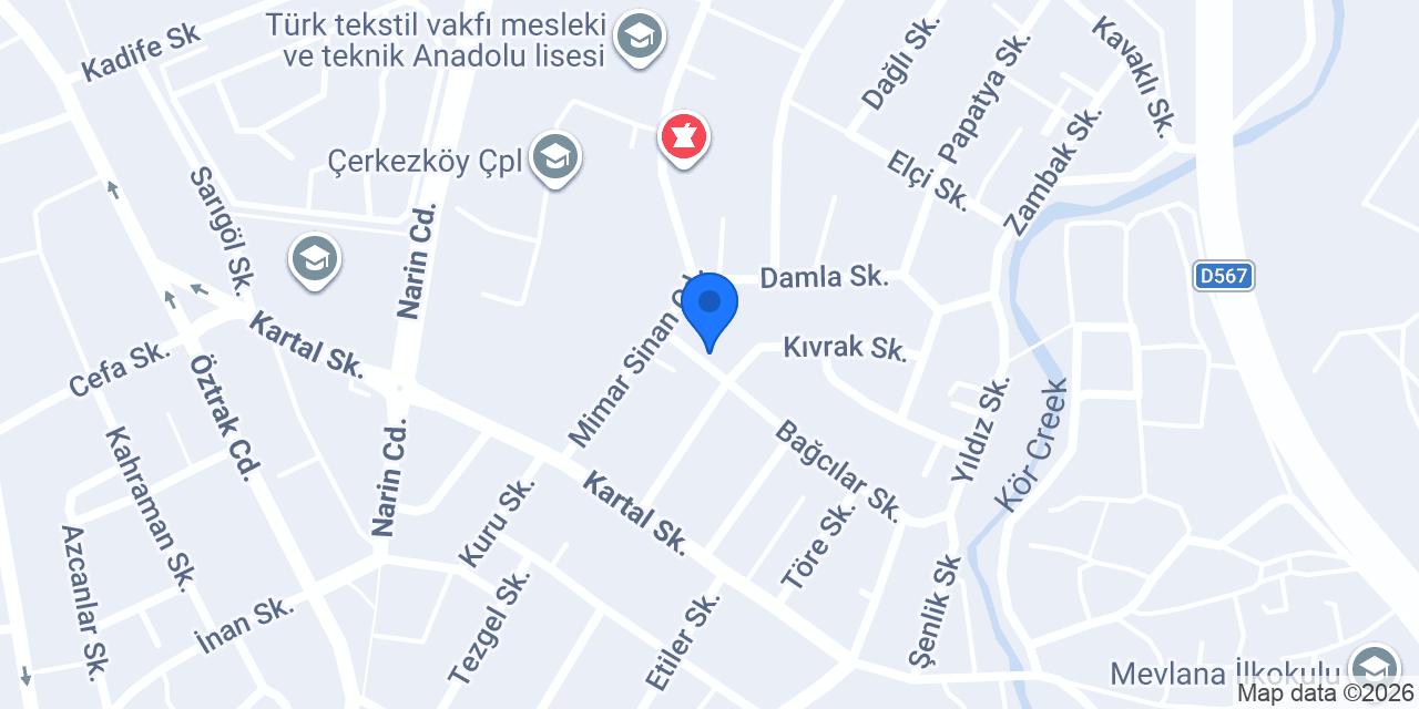 Güler Giyim Terzi konumu