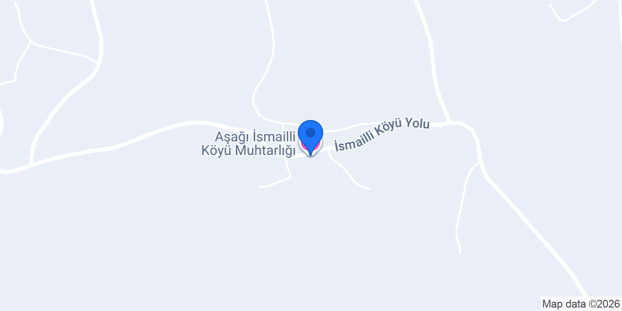 Aşağı İsmailli Köyü Muhtarlığı konumu