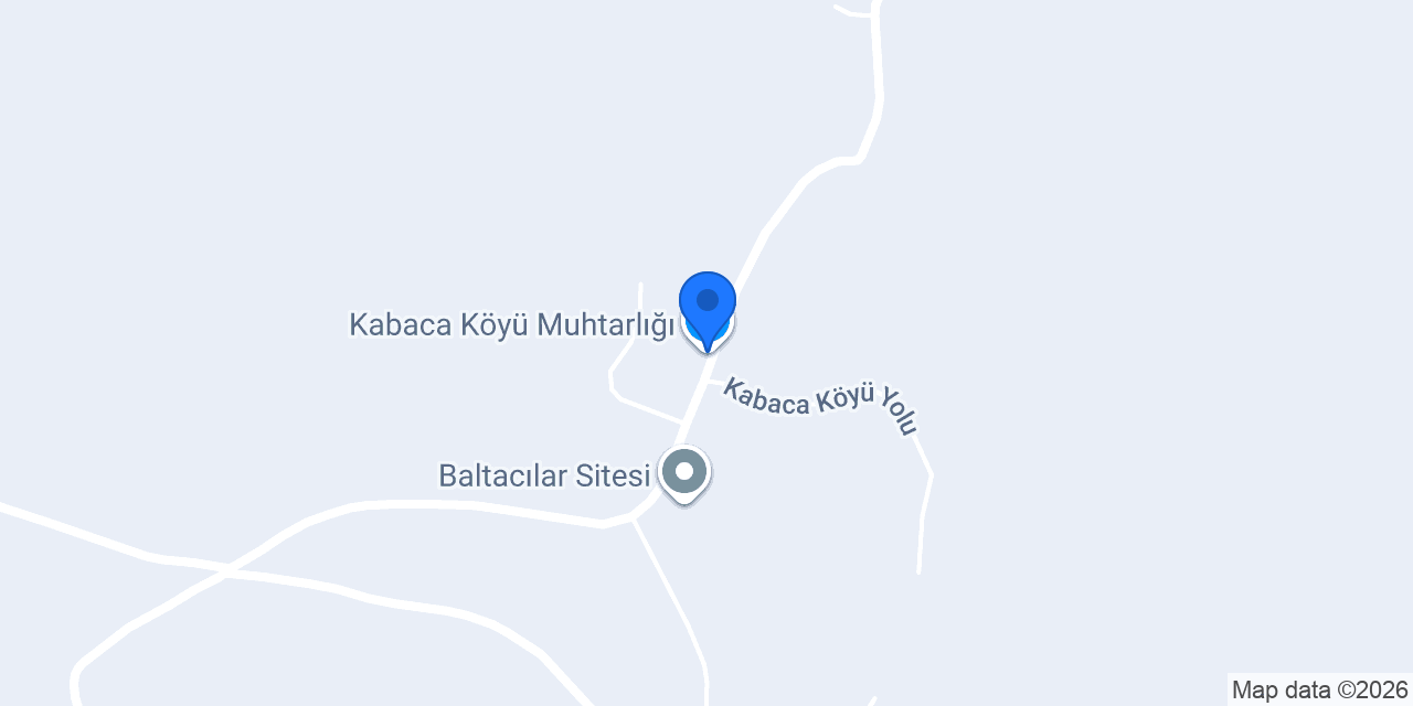 Kabaca Köyü Muhtarlığı konumu