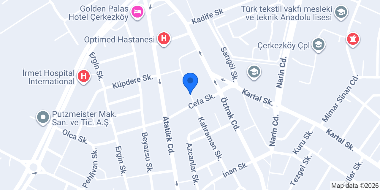 Nazlıcan Bulut Hair Studio konumu