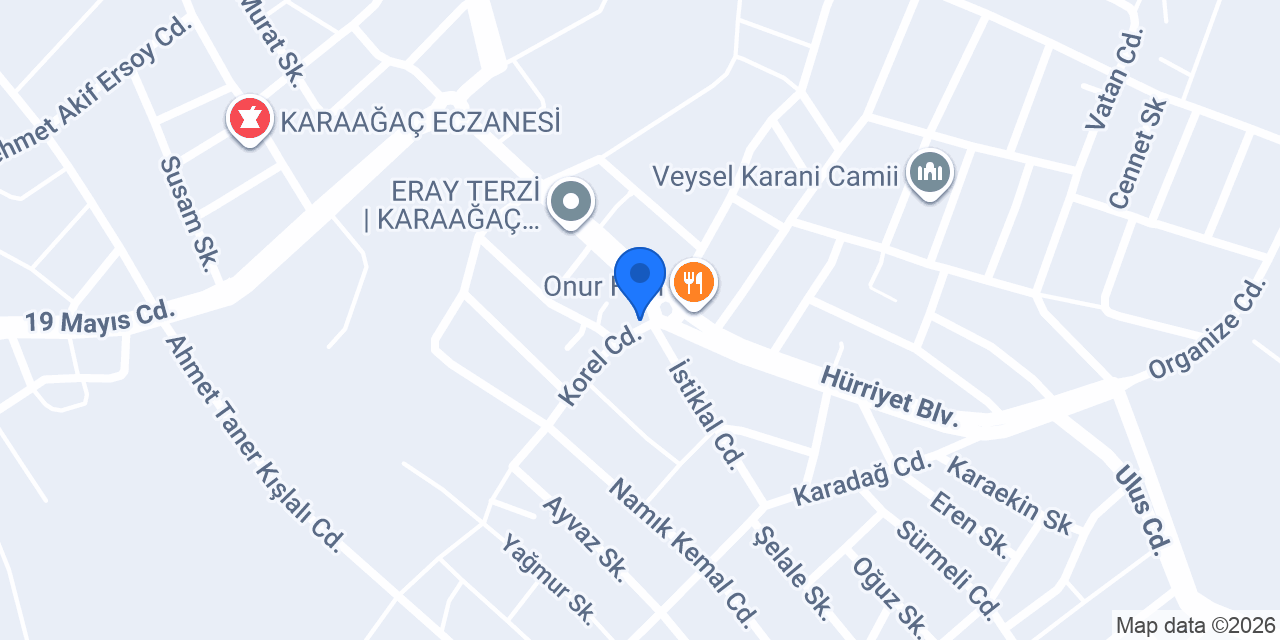 Modern Taksi Karaağaç konumu