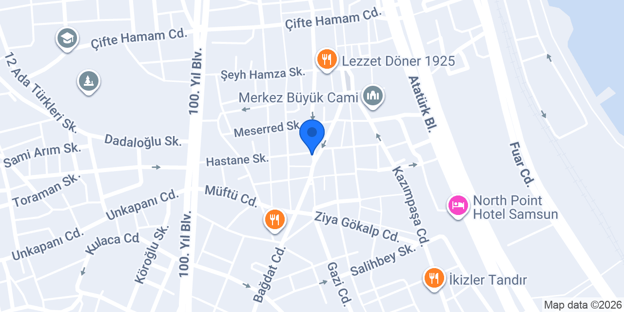 Gaziler Eczanesi konumu