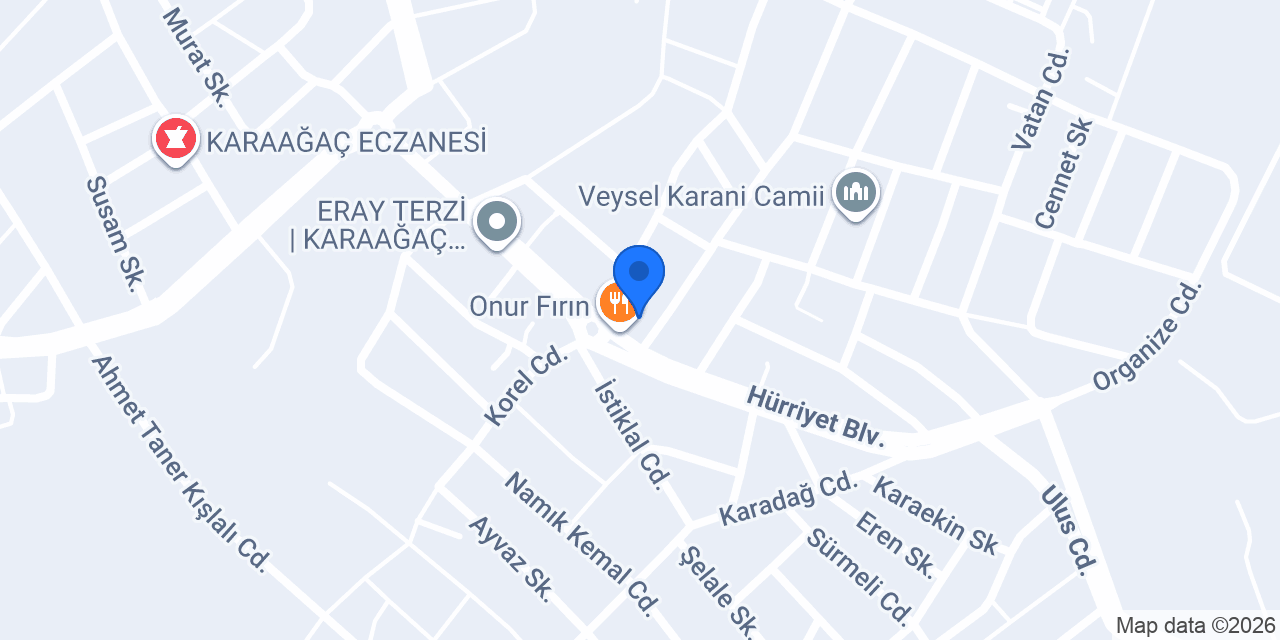 Kenan Oto Lastik konumu